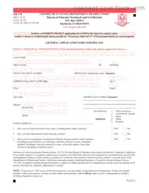 Free Connecticut Ed 170 Form