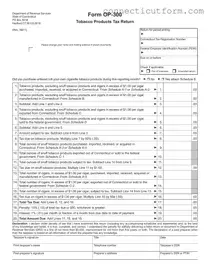 Free Connecticut Op 300 Form