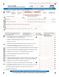 Free Ct 1040 Connecticut Form