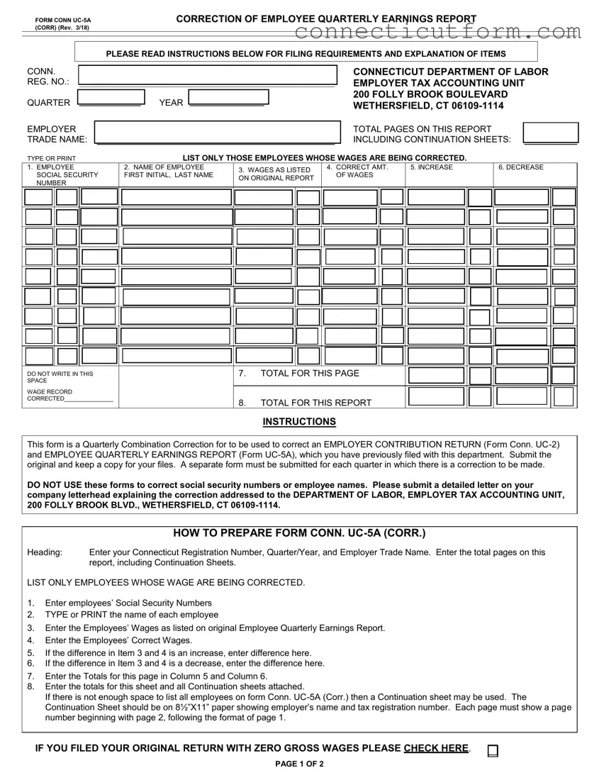 Free Uc 2 Connecticut Form
